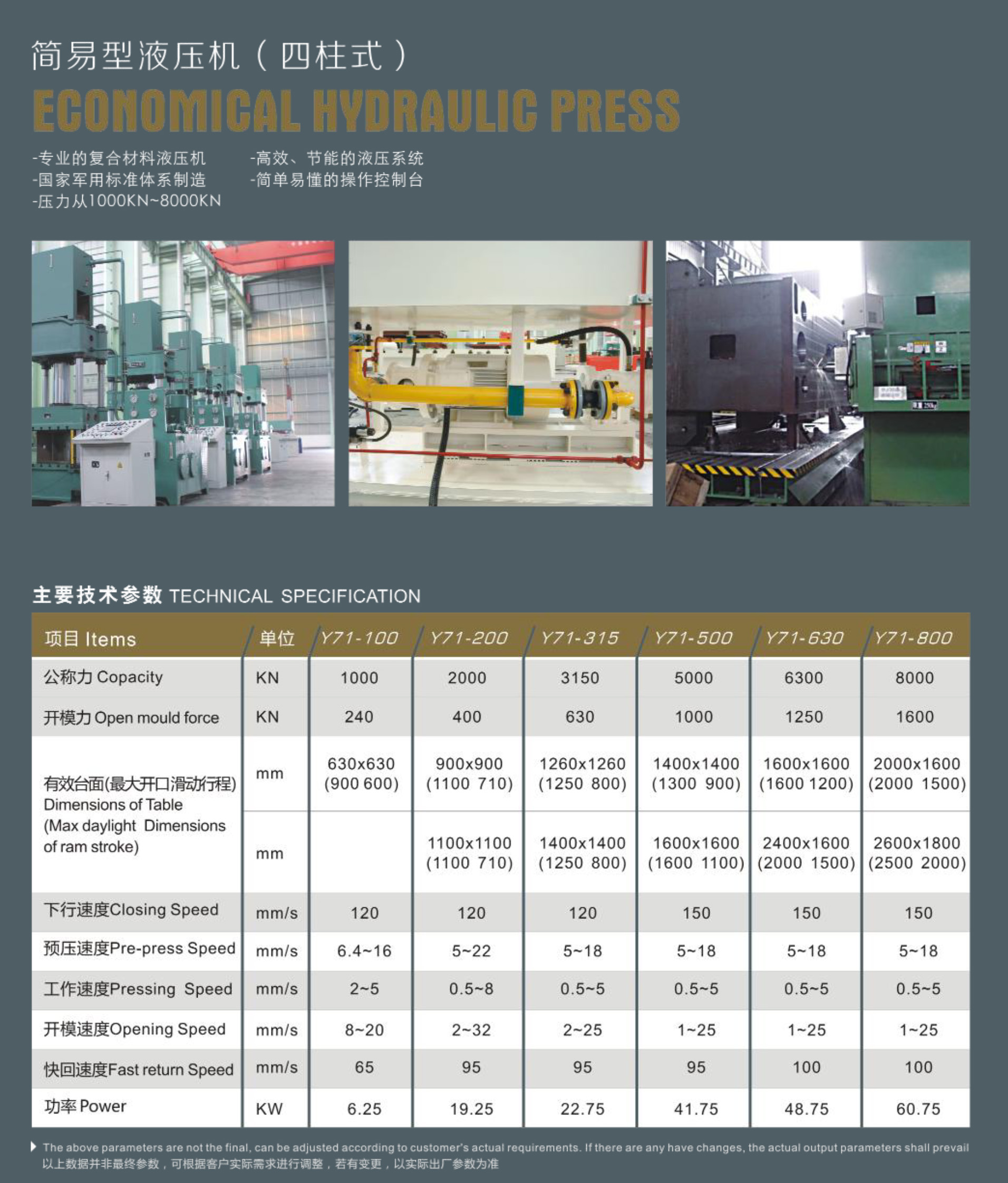 01-四柱式简易型液压机-1